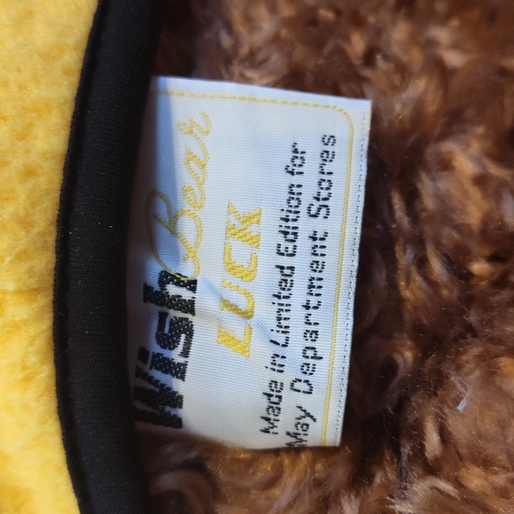 Vintage Gund Wish Bear Limited Edition Luck Bear 2000 2001 EUC - Picture 10 of 12